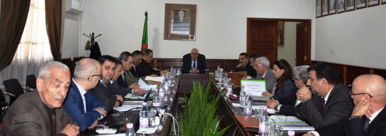 عقد الاجتماع الرابع للجنة الوطنية للإحصاء العام للفلاحةRGA، برئاسة السيد يوسف شرفة وزير الفلاحة والتنمية الريفية